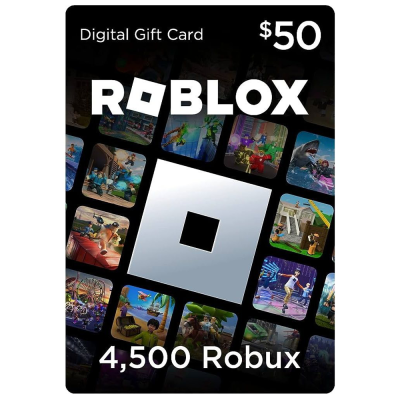 Roblox 50$ – 4500 Robux (USA)