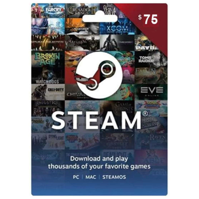 Steam gift card 75$ – Global