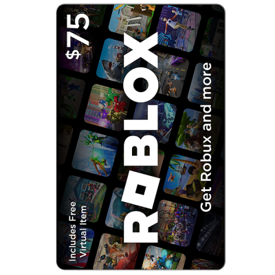 Roblox 75$ – 6000 Robux (USA)