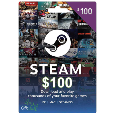 Steam gift card 100$ – Global