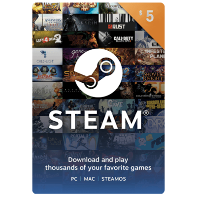 Steam gift card 5€ – Global
